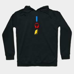 I love audiobooks vertical in colour Hoodie